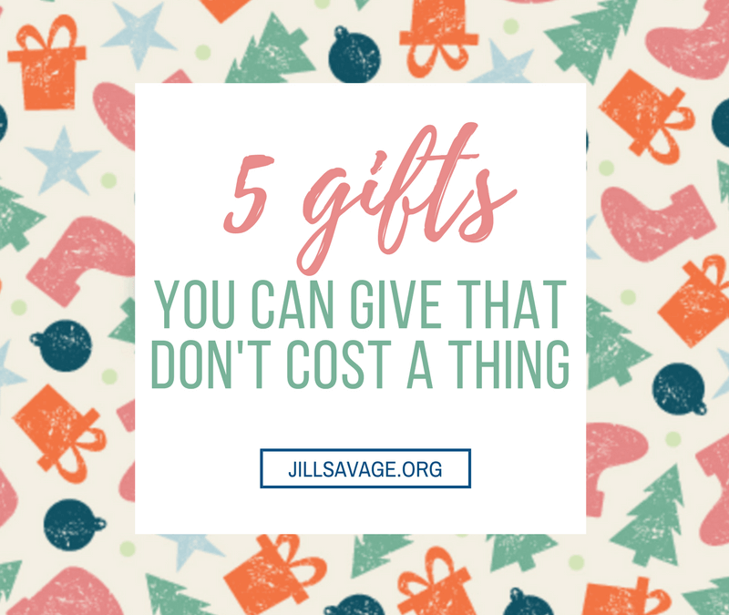Five Christmas Gifts You Can Give That Don’t Cost A Thing