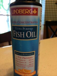 Rather than fish oil capsules, I'm taking liquid fish oil as recommended by my doctor and my dietitian.