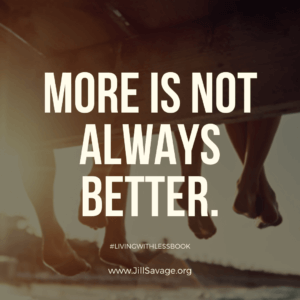 More is not always better