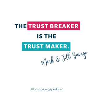The trust breaker is the trust maker