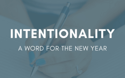 A Word for the New Year: Intentionality